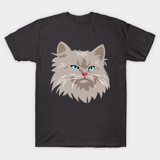 Angry Cat T-Shirt by Irkhamsterstock
